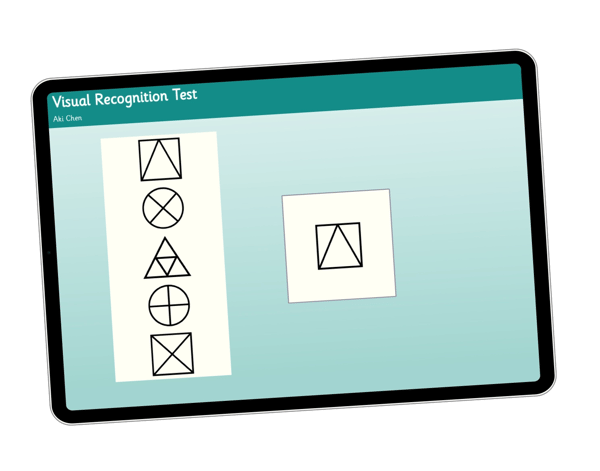 Visual-recognition-fluency-test