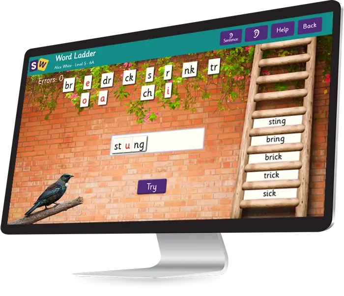 StepsWeb on a computer