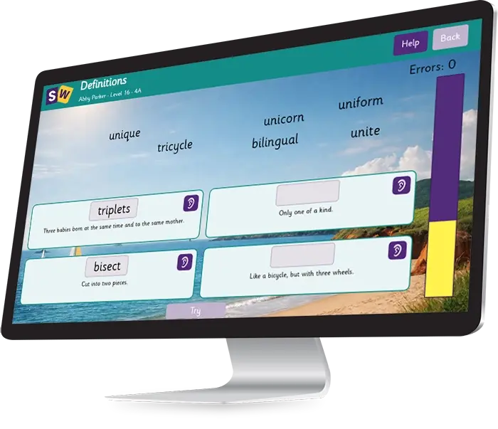 StepsWeb on a computer