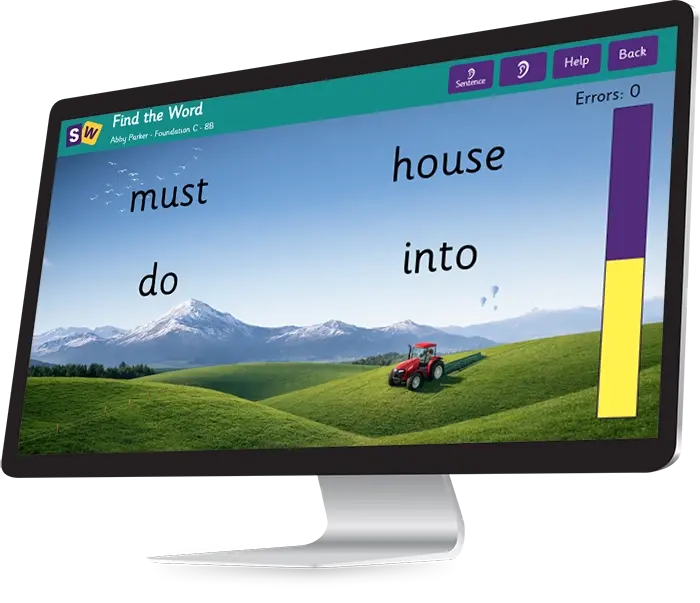StepsWeb on a computer