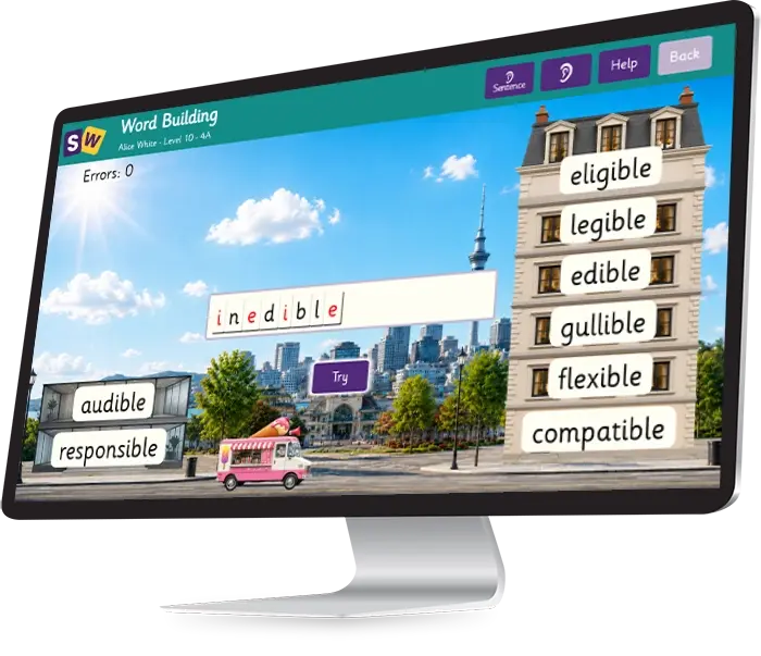 StepsWeb on a computer