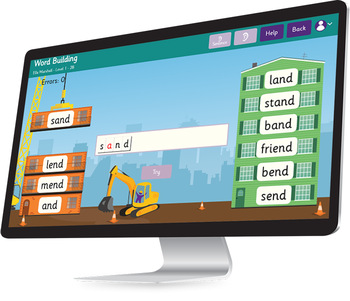 StepsWeb on a computer