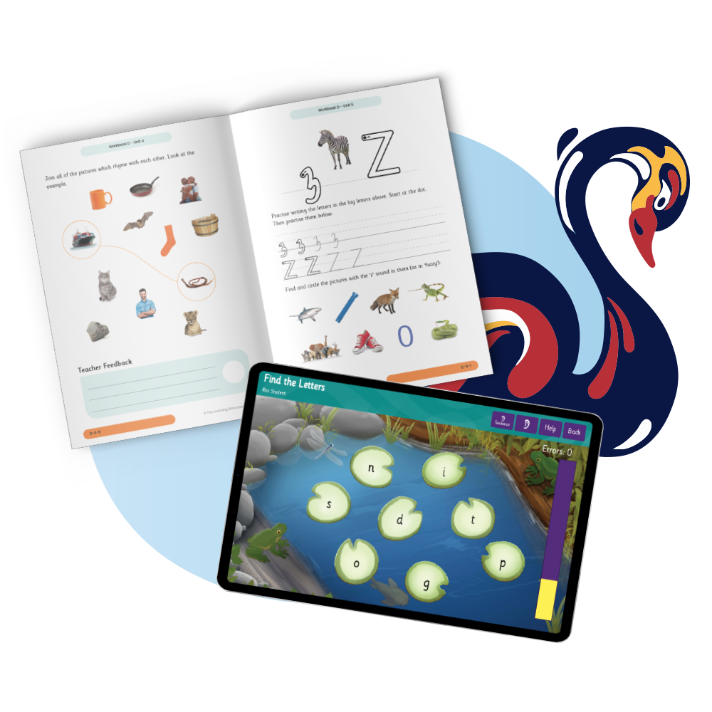 WA workbook and tablet