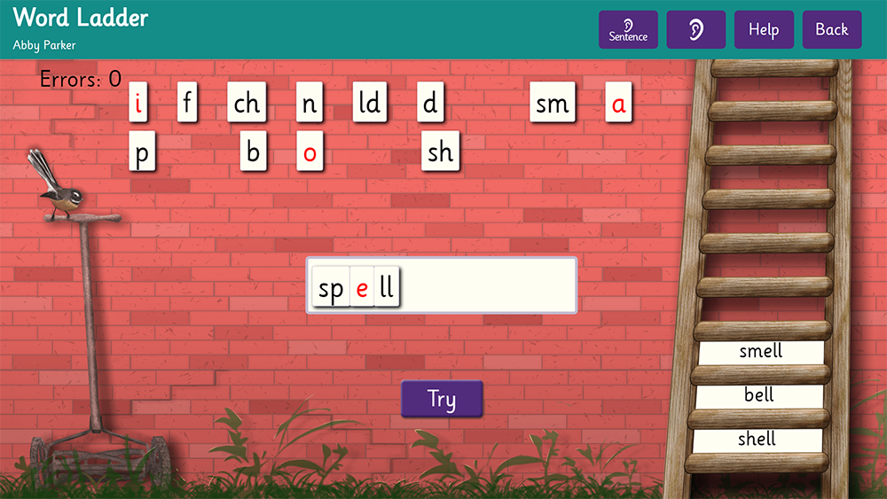 Word Ladder_phonic awareness