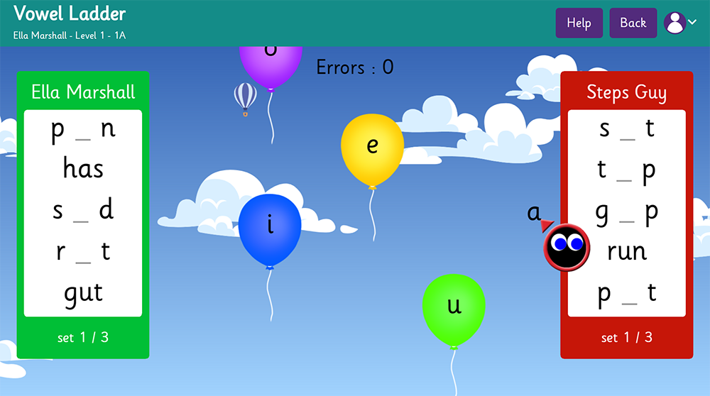vowel ladder_phonic knowledge